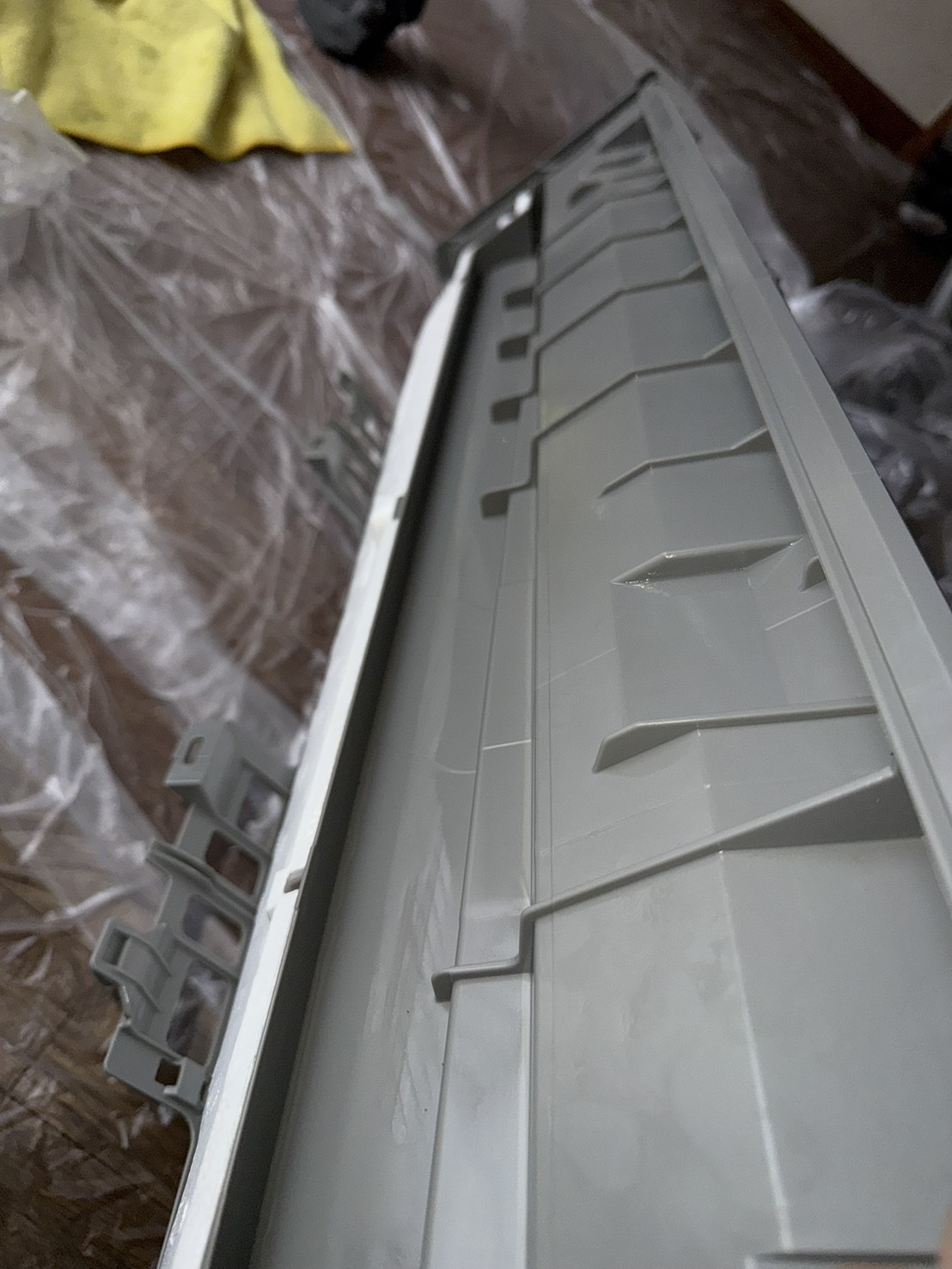 吹き出し口まわりの施工後。見た目もスッキリした状態