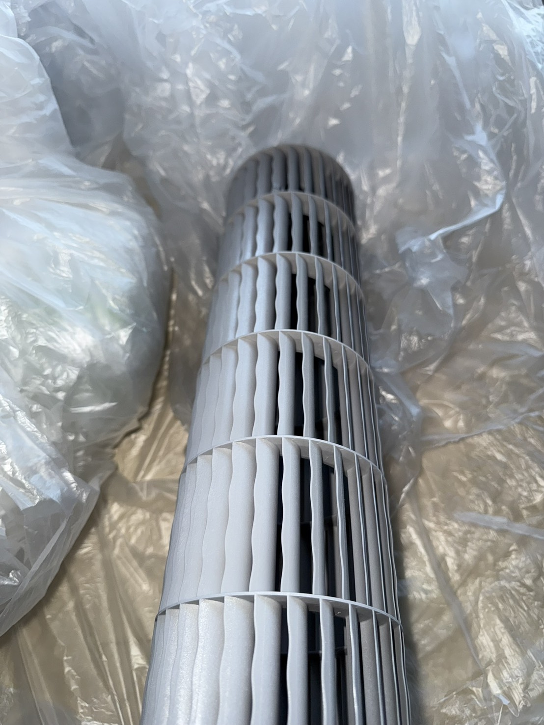 ドレンパンの施工後。洗浄してリセットされた状態