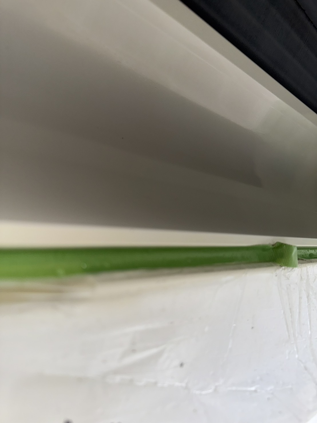 吹き出し口まわりの施工後。見た目も整い安心できる状態