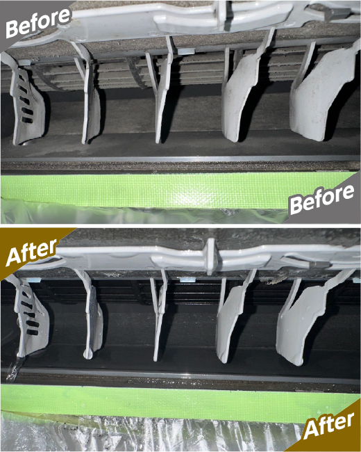 エアコン全体のビフォーアフター